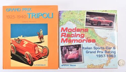 ITALIAN GRAND PRIX: Two hardcover books relating to the Italian Grand Prix, including "Grand Prix Tripoli 1925-1940" by Valerio Moretti