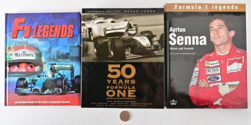 FORMULA ONE: Three Formula One related hardback books related books