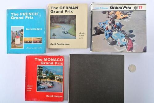 GRAND PRIX: Five hardcover books relating to Grand Prix including three from the "Classic Motor Races" series