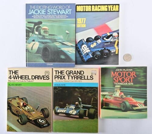 1970s MOTORSPORT: Five books relating to Motorsport in the 1970s, including "John Player Motor Sport Yearbook 1976"
