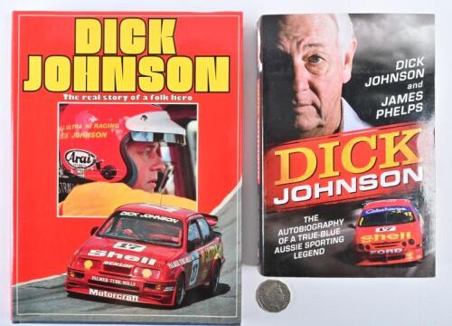 DICK JOHNSON: Two books on Dick Johnson, including the autobiography "Dick Johnson"