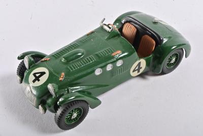 ALLARD: A rare vintage 1:43 scale 1950s Allard J2 Sport #4 24h Le Mans 3rd by Unknown maker