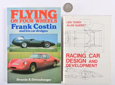 CAR DESIGN: Two book on the design on racing cars including "Racing Car Design and Development" by Len Terry and Allan Baker