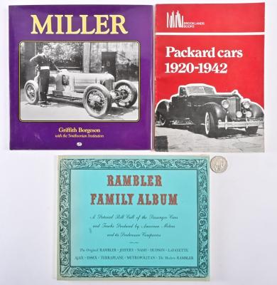 MILLER/PACKER/RAMBLER: Three books relating to the three American marques