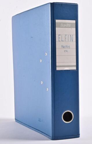 ELFIN: A historically important archive with original period photographs, letters and magazine exerts compiled by John Blanden as content for his book "Australia's Elfin Sports and Racing Cars", who he co-authored with Barry Catford