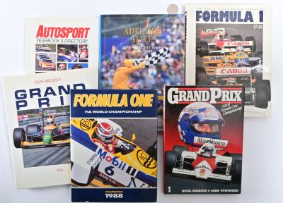 GRAND PRIX: A collection of six circa 1990 yearbooks/directories