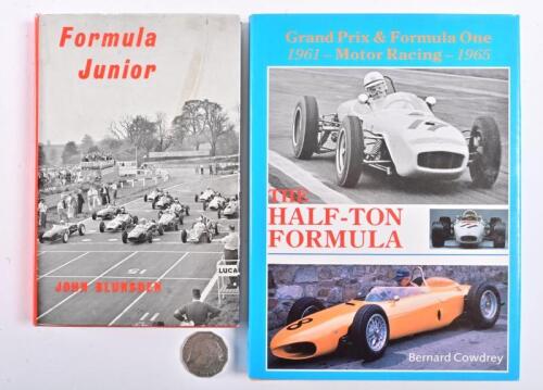 FORMULA JUNIOR: Two hardback books "Formula Junior" by John Blunsden and "The Half-Ton Formula" by Bernard Cowdrey
