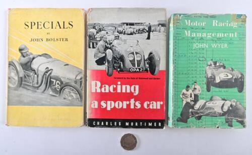 1950/1960s MOTORSPORT: Three period books concerning 1950s/1960s motorsport, including "Specials" by John Bolster