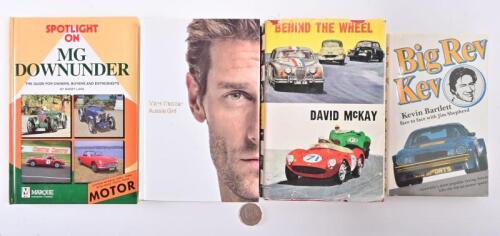 AUSTRALIAN MOTORSPORT: Four books relating to Australian motorsport, including "Big Rev Kev" by Kevin Bartlett