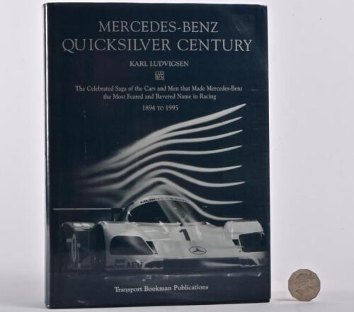 MERCEDES-BENZ: "Mercedes-Benz Quicksilver Century" hardcover book by Karl Ludvigsen
