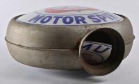 UNION MOTOR SPIRIT: An original Union Motor Spirit metal and glass bowser globe - 2