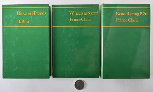 CHULA/BIRA: Three hardcover books relating to Prince Chula and B. Bira, published by GT Floulis & Co Ltd