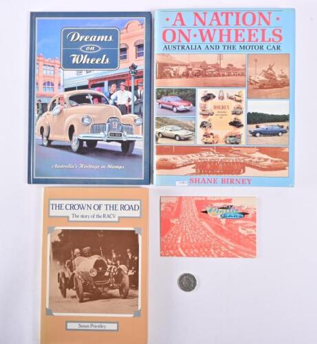 AUSTRALIAN MOTOR SPORT: Three hardcover books relating to motor sport on Australia including "The Crown of the Road" by Susan Priestley