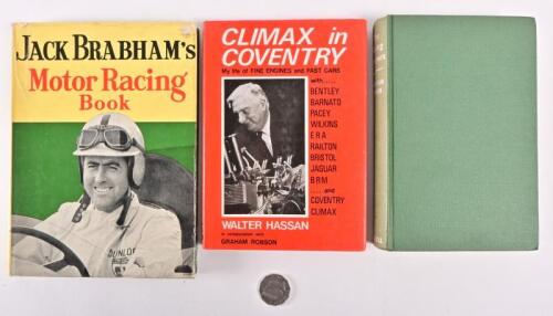 COOPER: Three hardcover books relating to Cooper and Jack Brabham including "The Racing Coopers" by Arthur Owen