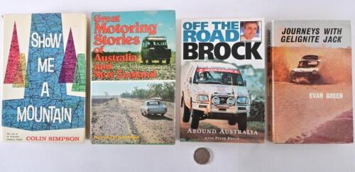 AUSTRALIAN INLAND TOURING: Four books relating to Australian inland touring, including "Journeys with Gelignite Jack" by Evan Green