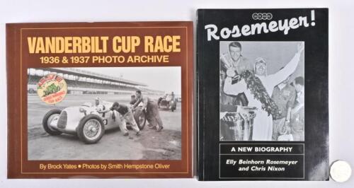 AUTO UNION: Two books related to Auto Union USA, including "Vanderbilt Cup Race" by Brock Yates