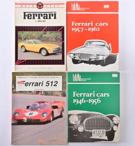 FERRARI: Four circa 1980s soft cover books on Ferrari