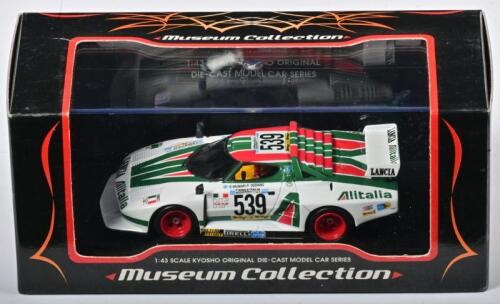 LANCIA: A 1:43 scale NOS Kyosho Lancia Stratos Turbo Gr.5 Alitalia #539 Munari/Sodano die-cast model