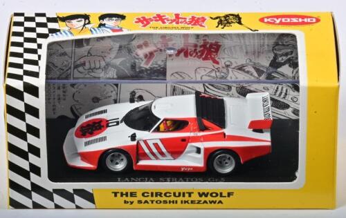 LANCIA: A 1:43 scale NOS Kyosho Lancia Stratos Gr.5 #10 "The Circuit Wolf" die-cast model