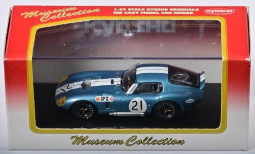 COBRA: A 1:43 scale NOS Kyosho Cobra daytona coupe 1966 Japan GP #21 die-cast model