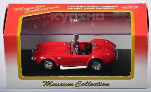 SHELBY: A 1:43 scale NOS Kyosho Shelby Cobra 427 S/C red die-cast model