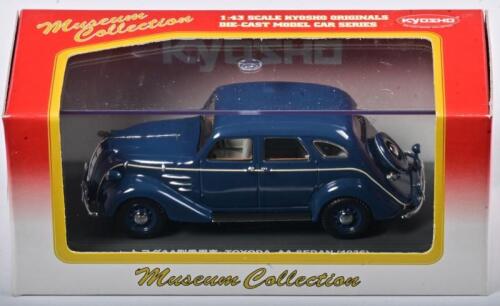 TOYODA: A 1:43 scale NOS Kyosho Toyoda AA Sedan 1936 blue die-cast model
