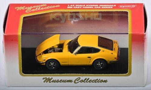 DATSUN: A 1:43 scale NOS Kyosho Datsun 240Z yellow die-cast model