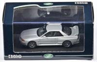 NISSAN: A 1:43 scale NOS Ebbro Nissan Skyline GT-R R32 silver die-cast model