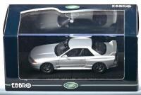 NISSAN: A 1:43 scale NOS Ebbro Nissan Skyline GT-R R32 silver die-cast model - 2