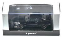 NISSAN: A 1:43 scale NOS Kyosho Nissan Skyline GT-R V-spec II BNR34 black pearl die-cast model