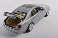 ROLLS ROYCE: A 1:18 scale NOS Kyosho Rolls Royce Ghost jubilee silver die-cast model - 3