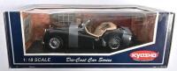 TRIUMPH: A 1:18 scale NOS Kyosho Triumph TR3A black die-cast model