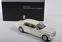 ROLLS ROYCE: A 1:18 scale NOS Kyosho Rolls Royce Phantom extended wheelbase english white die-cast model