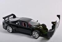 FERRARI: A 1:18 scale NOS Kyosho Ferrari F40 light weight LM wing black die-cast model - 2