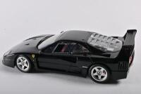 FERRARI: A 1:18 scale NOS Kyosho Ferrari F40 light weight LM wing black die-cast model - 4
