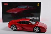 FERRARI: A 1:18 scale NOS Kyosho Ferrari F355 Berlinetta 1995 red die-cast model