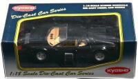 FERRARI: A 1:18 scale NOS Kyosho Ferrari 512BB black die-cast model