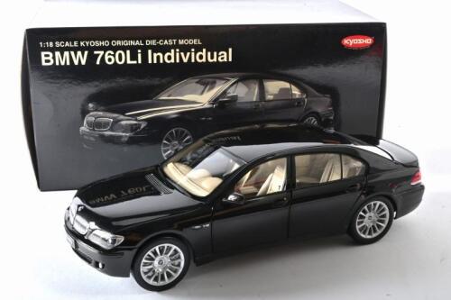 BMW: A 1:18 scale NOS Kyosho BMW 760LI Ruby Black die-cast model