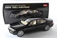 BMW: A 1:18 scale NOS Kyosho BMW 760LI Ruby Black die-cast model