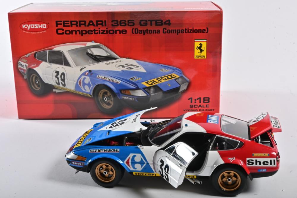 FERRARI: A 1:18 scale NOS Kyosho Ferrari 365 GTB4 competizione