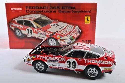 FERRARI: A 1:18 scale NOS Kyosho Ferrari 365 GTB4 competizione daytona (Thomson) die-cast model