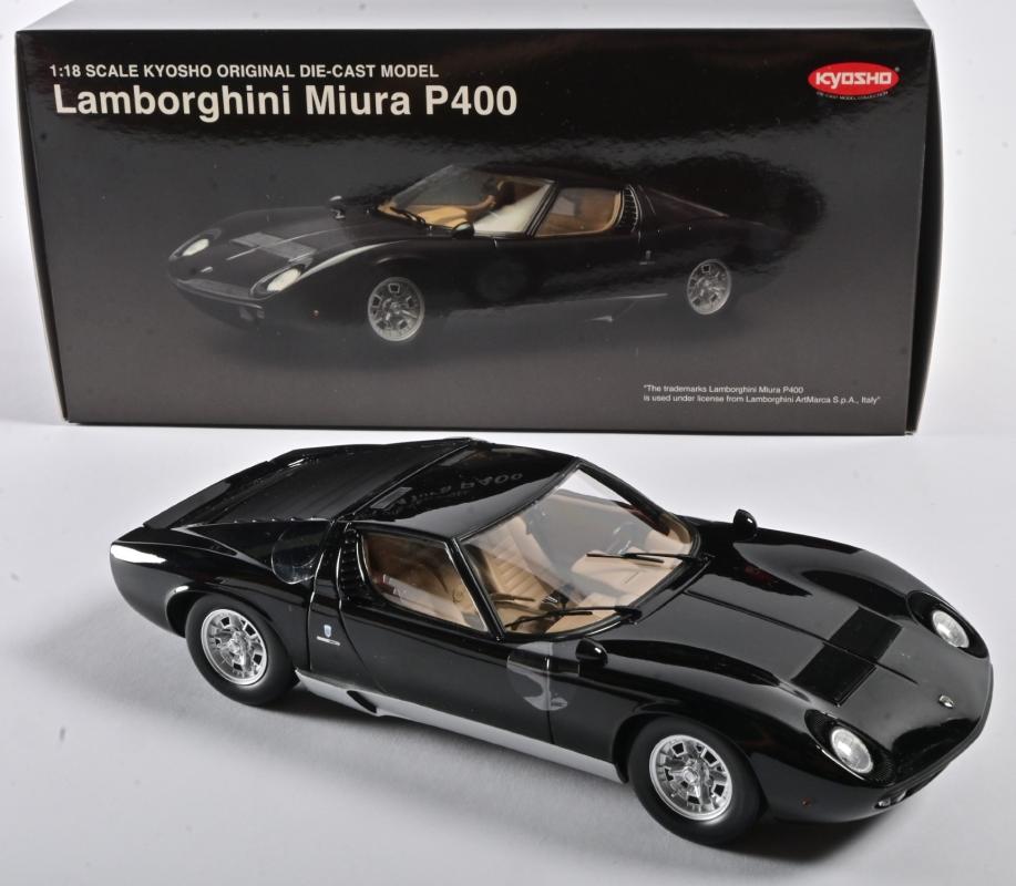 デラロミラノ  ☆ぐりぐら☆ LAMBORGHINI: A 1:18 scale NOS Kyosho Lamborghini Miura P400
