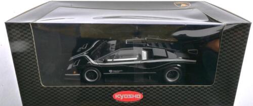 LAMBORGHINI: A 1:18 scale NOS Kyosho Lamborghini Countach LP500R black die-cast model