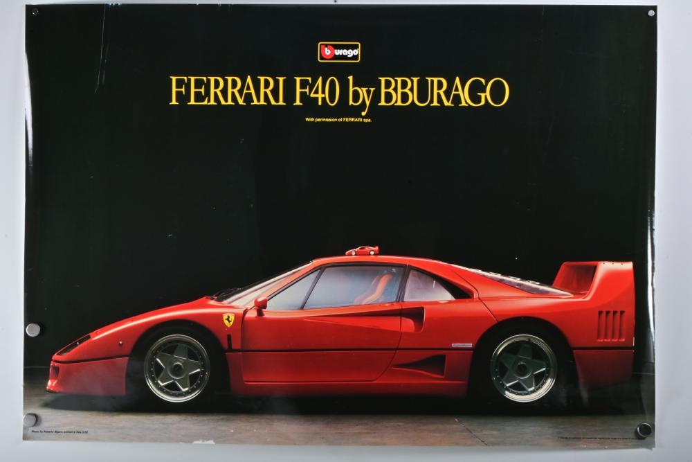 Ferrari F40 Poster 