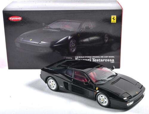 FERRARI: A 1:18 scale NOS Kyosho Ferrari Testarossa 1989 black die-cast model