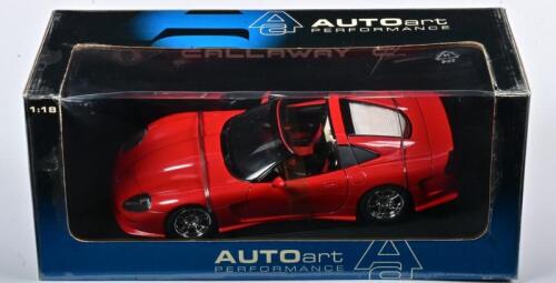 CORVETTE: A NOS 1:18 scale Autoart Corvette Callaway C12 - red, die-cast model
