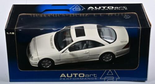 MERCEDES-BENZ: A NOS 1:18 scale Autoart Mercedes-Benz CL600 - white, die-cast model