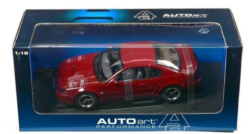 MUSTANG: A NOS 1:18 scale Autoart Mustang GT 2004 - 40th Anniversary - crimson red, die-cast model