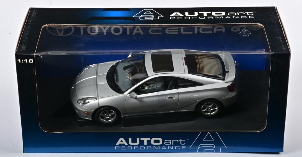 TOYOTA: A NOS 1:18 scale Autoart Toyota Celica GT-S 2000 - silver, die-cast  model - Price Estimate: $ - $