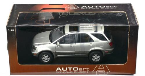 LEXUS: A NOS 1:18 scale Autoart Lexus RX300 - silver, die-cast model